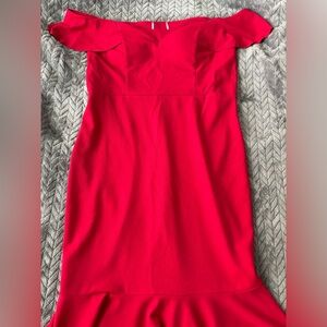 Women’s red formal dress 8-10